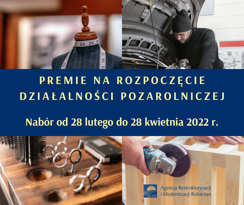 Premie na rozpoczęcie działalności pozarolniczej