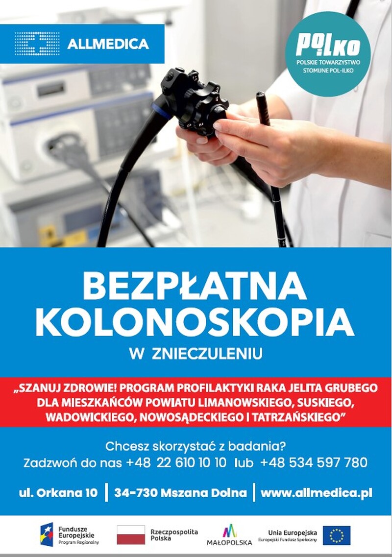 Bezpłatna kolonoskopia