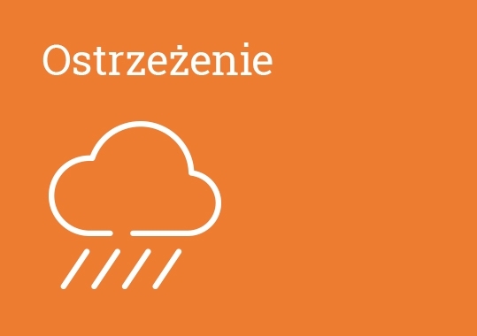 Ostrzeżenie meteorologiczne- Intensywne opady deszczu 10 czerwca 2026r.