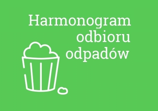 Harmonogram odbioru odpadów wielkogabarytowych - przypomnienie